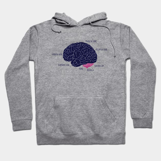 Human brain anatomic Hoodie by BurunduXX-Factory